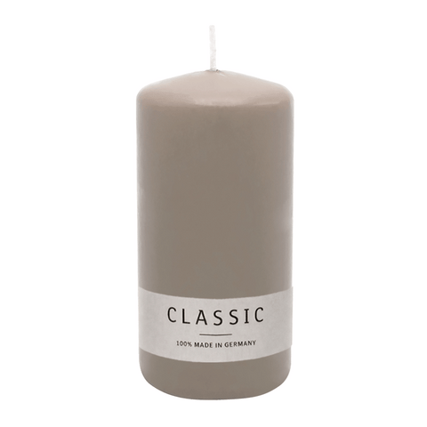CLASSIC Stumpenkerze Sand, 150/70 mm, WENZEL, 72h –