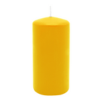 Stumpenkerze aus Paraffin, Zitrone, WENZEL, 150/70 mm, Brenndauer ca. 56h, selbstverlöschend