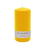 Stumpenkerze aus Paraffin, Zitrone, WENZEL, 150/70 mm, Brenndauer ca. 56h, selbstverlöschend