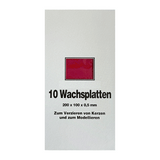 Wachsplatten Altrot, Zengerle, 200 x 100 x 0,5 mm, 10 St.