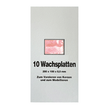 Wachsplatten Apricot, Zengerle, 200 x 100 x 0,5 mm, 10 St.