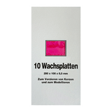Wachsplatten Fuchsia, Zengerle, 200 x 100 x 0,5 mm, 10 St.