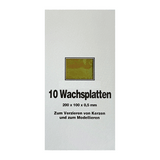 Wachsplatten Kiwi, Zengerle, 200 x 100 x 0,5 mm, 10 St.