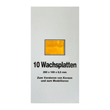 Wachsplatten Mais, Zengerle, 200 x 100 x 0,5 mm, 10 St.