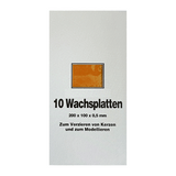 Wachsplatten Naturgelb, Zengerle, 200 x 100 x 0,5 mm, 10 St.