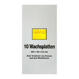 Wachsplatten Raps, Zengerle, 200 x 100 x 0,5 mm, 10 St.