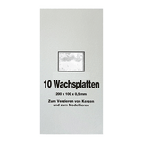 Wachsplatten Transparent, Zengerle, 200 x 100 x 0,5 mm, 10 St.