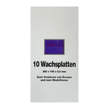 Wachsplatten Ultramarin, Zengerle, 200 x 100 x 0,5 mm, 10 St.