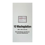 Wachsplatten Alusilber, Zengerle, 200 x 100 x 0,5 mm, 10 St.