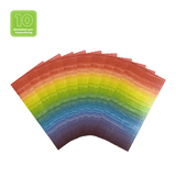 Wachsplatten Bunt bemalt, Zengerle, 200 x 100 x 0,5 mm, 10 St.