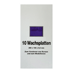 Wachsplatten Enzian, Zengerle, 200 x 100 x 0,5 mm, 10 St.
