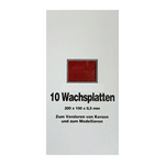 Wachsplatten Hellbraun, Zengerle, 200 x 100 x 0,5 mm, 10 St.