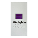Wachsplatten Lila, Zengerle, 200 x 100 x 0,5 mm, 10 St.