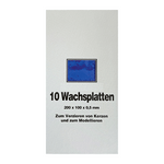 Wachsplatten Mittelblau, Zengerle, 200 x 100 x 0,5 mm, 10 St.