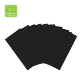 Wachsplatten Schwarz, Zengerle, 200 x 100 x 0,5 mm, 10 St.