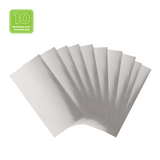 Wachsplatten Silber glänzend, Zengerle, 200 x 100 x 0,5 mm, 10 St.