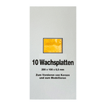 Wachsplatten Sonnengelb, Zengerle, 200 x 100 x 0,5 mm, 10 St.