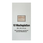 Wachsplatten Taupe, Zengerle, 200 x 100 x 0,5 mm, 10 St.