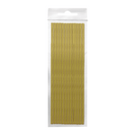 Wachsstreifen rund, Glanzgold, Zengerle, 1 x 220 mm, 40 St.