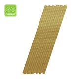 Wachsstreifen rund, Glanzgold, Zengerle, 1 x 220 mm, 40 St.