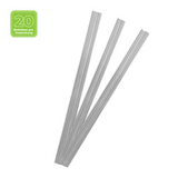 Wachsstreifen rund, Glanzsilber, Zengerle, 2 x 250 mm, 20 St.