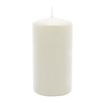 Stumpenkerze aus Paraffin, Wollweiß, WENZEL, 150/80 mm, Brenndauer ca. 73h, selbstverlöschend