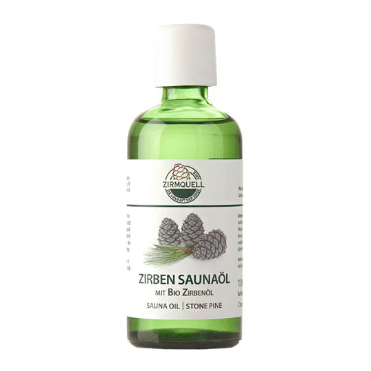 Zirben-Saunaöl Zirmquell, Ovis Schafmilchseife, 100% natürlich, mit Bio-Zirbenöl, 100 ml, Wohlbefinden