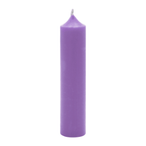 25 Stabkerzen Lavendel, 100/22 mm, KERZENFARM HAHN, durchgefärbt, Brenndauer 4h