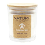 NATURE Duftkerze im Glas Magnolie, 85/70 mm, WENZEL, Brenndauer 25h