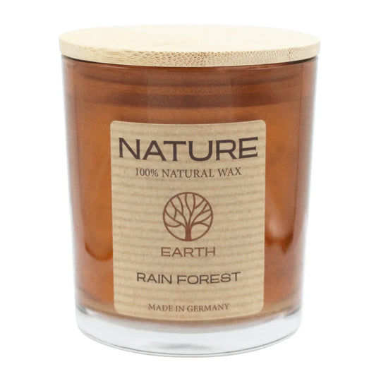 NATURE Duftkerze im Glas, Rain Forest, WENZEL, 85/70 mm, Brenndauer ca. 28h