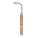 ZIPPO, wiederaufladbares Stabfeuerzeug mit flexiblem Hals, Rosé-Gold, Lichtbogenflamme, inkl. USB-Ladekabel - luterna.de