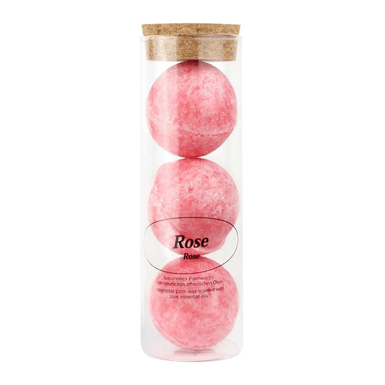 Duftwachs, Rose, 100% pflanzliches Stearin, mit reinen ätherischen Ölen, KERZENFARM HAHN, 6 Stück