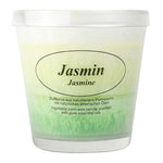 Stearin Duftkerze im Glas Jasmin, 80/78 mm, KERZENFARM HAHN, Brenndauer 24h