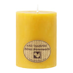 Stumpenkerze, 100% reines Bienenwachs, KERZENFARM HAHN, 60/45 mm, Brenndauer ca. 11h