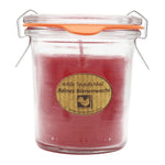 Bienenwachskerze im Weckglas, 100% reines Bienenwachs, Dunkelrot, KERZENFARM HAHN, 75/70 mm, 140 ml, Brenndauer ca. 17,5h