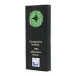 Stearin-Teelichte, 18/38 mm, Grün, KERZENFARM HAHN, Brenndauer ca. 4h, 10 Stück pro Verpackung