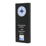 Stearin-Teelichte, 18/38 mm, Taubenblau, KERZENFARM HAHN, Brenndauer ca. 4h, 10 Stück pro Verpackung