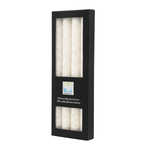 Stearin-Stabkerzen, 22/250 mm, Elfenbein, KERZENFARM HAHN, Brenndauer ca. 10h, 4 Stück pro Verpackung