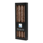 Stearin-Stabkerzen, 22/250 mm, Schlamm, KERZENFARM HAHN, Brenndauer ca. 10h, 4 Stück pro Verpackung