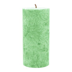 Stumpenkerze aus Stearin, Mint, 64/135 mm, 100% pflanzlicher Wachs, KERZENFARM HAHN, Brenndauer ca. 41h