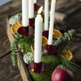 Kerzenhalter aus Metall für dünne Kerzen, mit Spieß, Flaschenstecker, H120/Ø50 mm, Ib Laursen - luterna.de