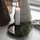 Kerzenhalter aus Porzellan für Stabkerzen, H43/Ø115 mm, Ib Laursen - luterna.de