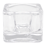 Glas für Teelichter ohne Aluminiumhülle, eckig, 40/55 mm, BOLSIUS