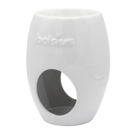 Duftlampe Ellipse aus Keramik, weiß, BOLSIUS, 94/123 mm, für Teelichter