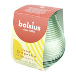 TRUE CITRONELLA Patio-Licht, Grün, Duftkerze im Glas, BOLSIUS, 94/91 mm, Brenndauer ca. 40h