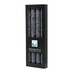 Stearin-Stabkerzen, 22/250 mm, Anthrazit, KERZENFARM HAHN, Brenndauer ca. 10h, 4 Stück pro Verpackung