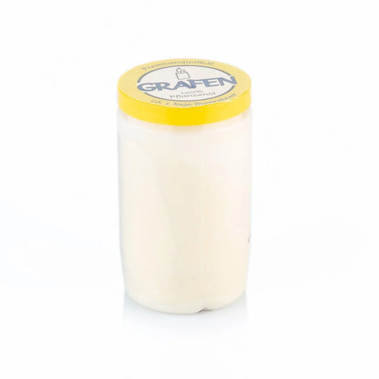 GRAFEN-Premiumöllicht, 100% reines Pflanzenöl, Weiß, Nr. 602, Brenndauer ca. 3 Tage, 98/58 mm, Karton mit 20 Stück