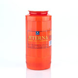 AETERNA-Öllicht, 100% reines Pflanzenöl, Rot, Nr. 7, Brenndauer 7 Tage, 151/68 mm, Karton mit 20 Stück - luterna.de