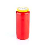 GRAFEN-Premiumöllicht, 100% reines Pflanzenöl, Rot, Nr. 607, Brenndauer ca. 6 Tage, 151/68 mm, Karton mit 20 Stück - luterna.de