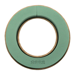 Steckschaum-Kranz, OASIS® BIOLIT®, Ø32 cm, Lieferumfang 2 Stück, Grabschmuck, Grabdekoration